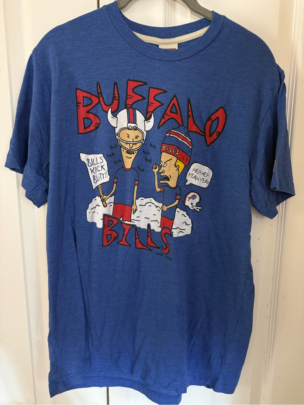 HOMAGE Blue Buffalo Bills x Bevis and Butthead Graphic Short-Sleeve Tee